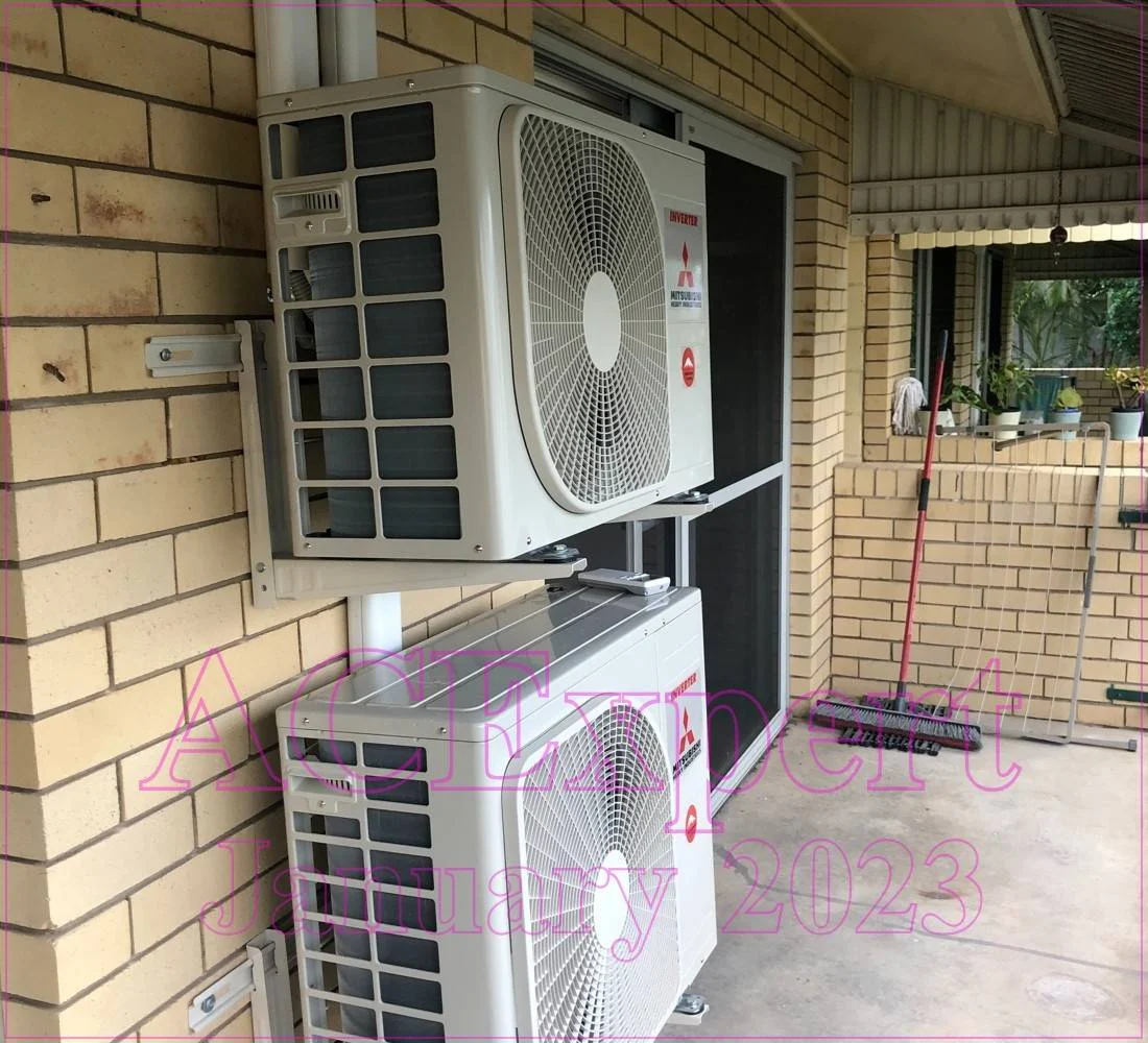 Technician assessing split system sizing for optimal energy efficiency in a Melbourne home installation